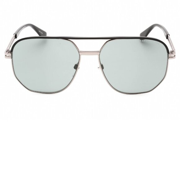 Marc Jacobs Black and Silver Sunglasses Brand New in Case